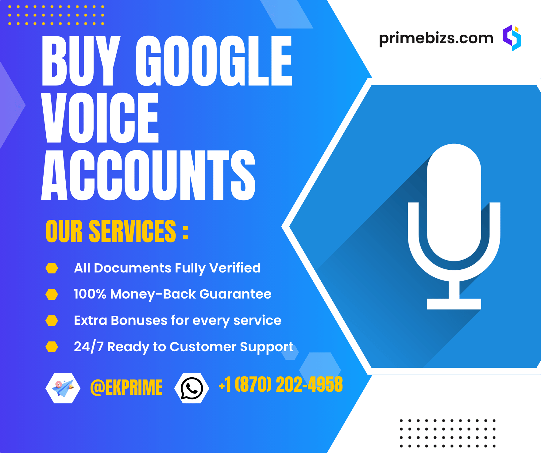 Buy Google Voice Accounts